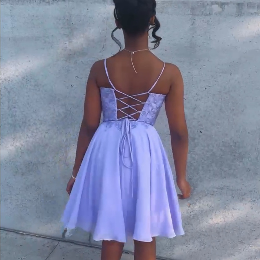 Elegant Lavender Kids Dress